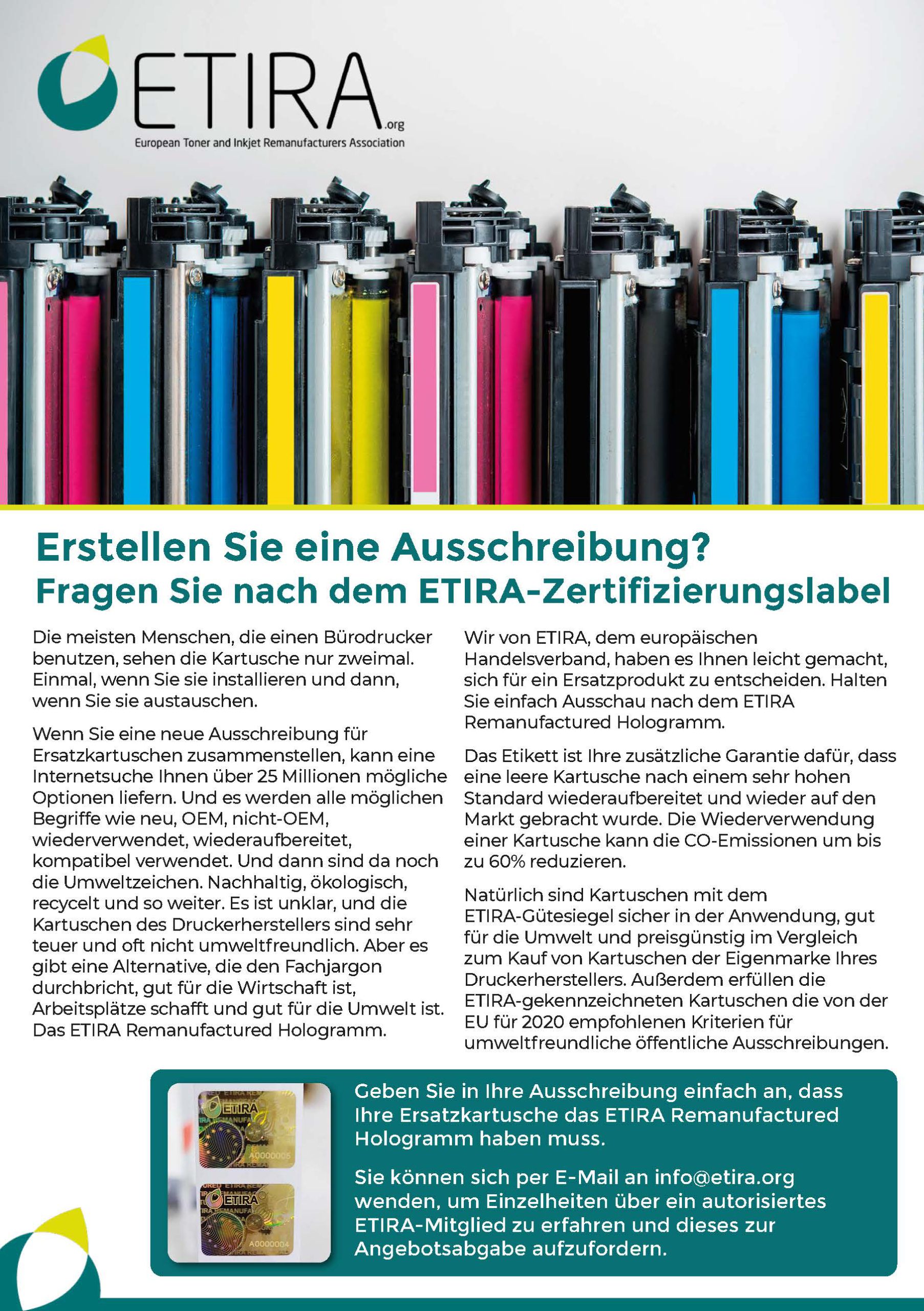 ETIRA Certification label – Etira